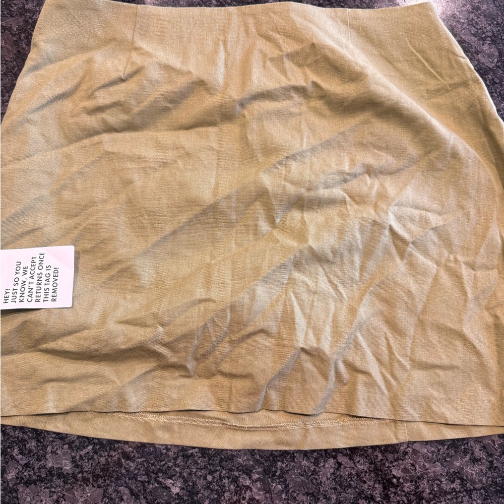 Asos green and shein black mid length skirts both size 12